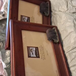 2 ****WARREN KIMBLE NWT!  Brown Bear Picture Frame Set